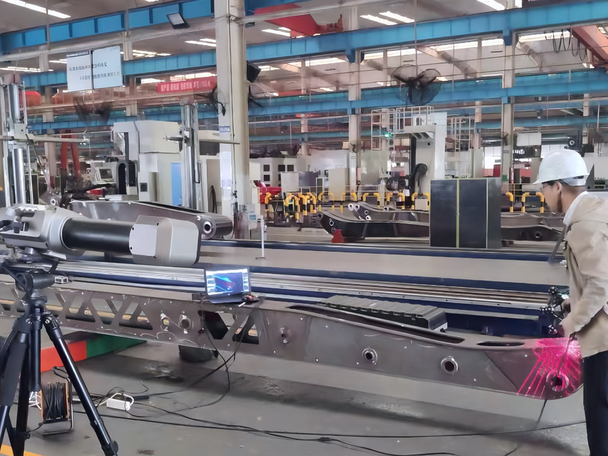 HyperScan應用于大型工程機械裝備的質檢測量